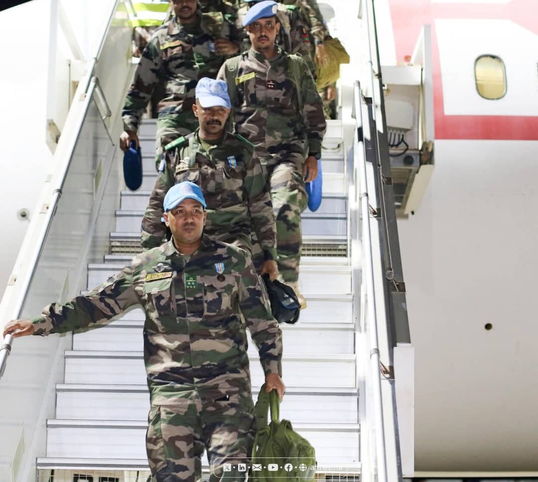 عودة الكتيبة الموريتانية لحفظ السلام بإفريقيا الوسطى