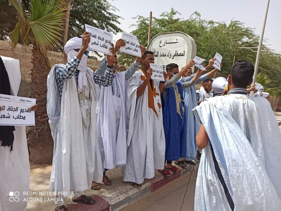 نواكشوط : ناشطون غاضبون يعترضون الوفد الامني المالي الذي يزور موريتانيا