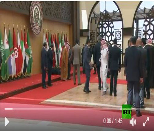 سقوط زعماء عرب فى قمة الأردن بالبحر الميت