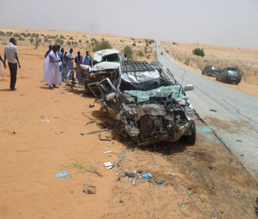 ستة جرحى في حادث سير في اترارزة