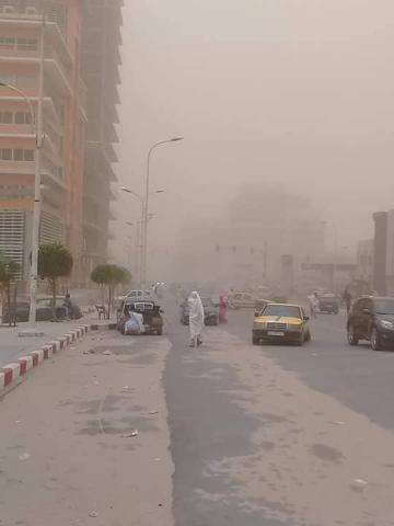 الأرصاد الجوية تحذر من عواصف متربة على عموم موريتانيا