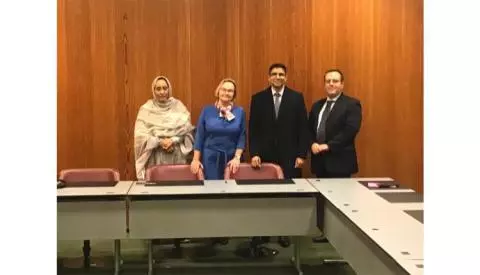 ولد لولي يبحث مع الأمينة العامة للأونسيترال دعم الاقتصاد الرقمي في موريتانيا