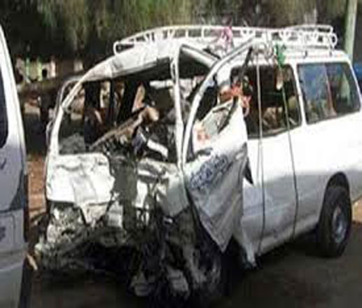 حادث مروع يخلف 17 جريحا إصابة بعضهم خطيرة